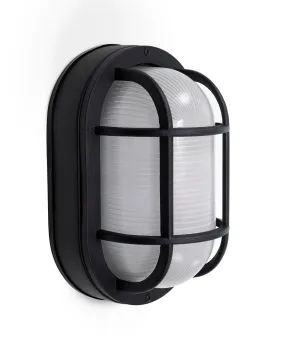 10.6” Oval Integrated LED Nautical Bulkhead, 1200 Lumens, 3K, in 3 Finishes