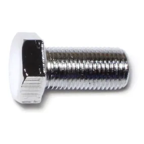 1/2"-20 x 1" Chrome Grade 5 Hex Cap Screws (5 pcs.)