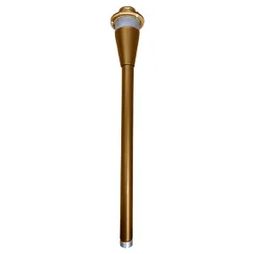 22in AA SERIES PATH LIGHT STEM RGBW BLUETOOTH WG APP, 200 Lumens, Cap Option Available, Black, Antique Brass, or Oil-Rubbed Bronze