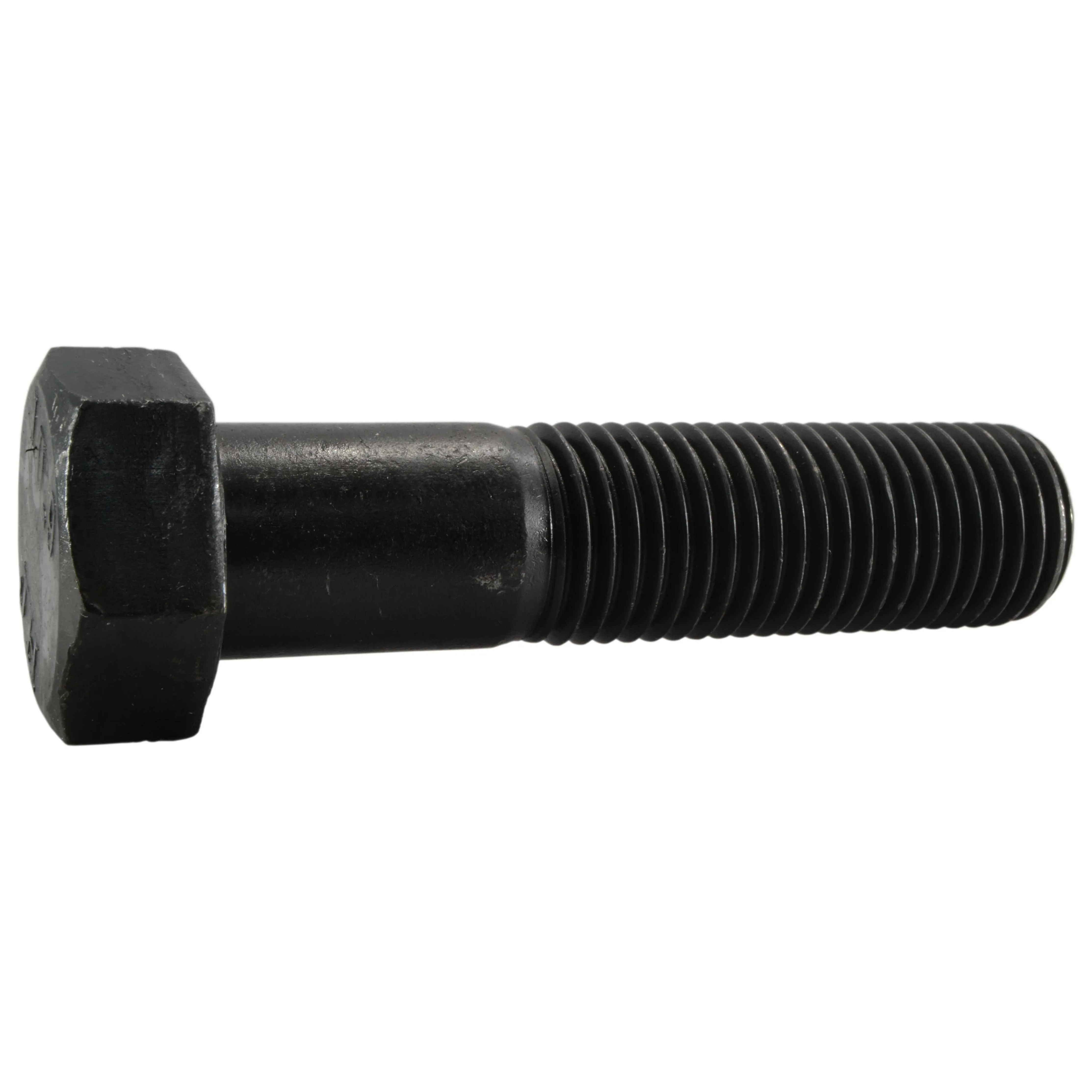 22mm-2.5 x 90mm Plain Class 10.9 Steel Coarse Thread Hex Cap Screws (2 pcs.)