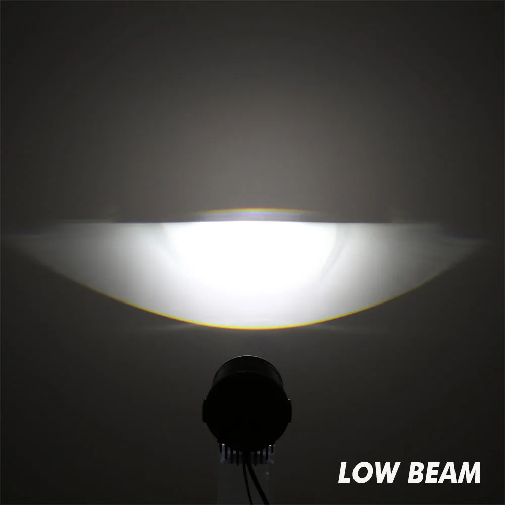 2.5 Inch 80W Bi-LED Projector Lens Fog Light HD Lens