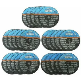 25 Pack of 4" Angle Grinder Cut-Off Discs