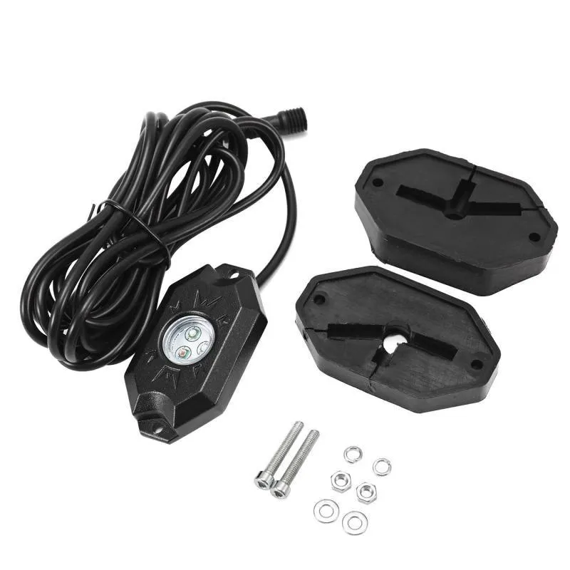 2Pcs 4FT RGB LED Whip Lights with Turn Signal & Brake Light   RGB LED Rock Lights Set with Bluetooth Controlled