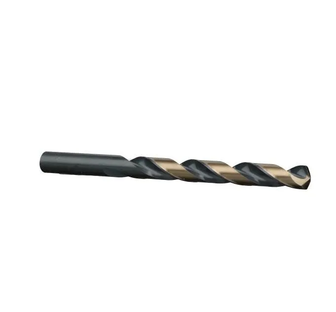 #37 Wire Size Jobber Length Drill Bit - Black and Gold - Split Point - 12 Pack