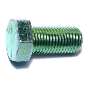 3/8"-24 x 3/4" Green Rinsed Zinc Grade 5 Hex Cap Screws (141 pcs.)