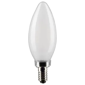 3W B11 LED - Frosted - Candelabra Base - 2700K - 200 Lumens - 120V - 2PK