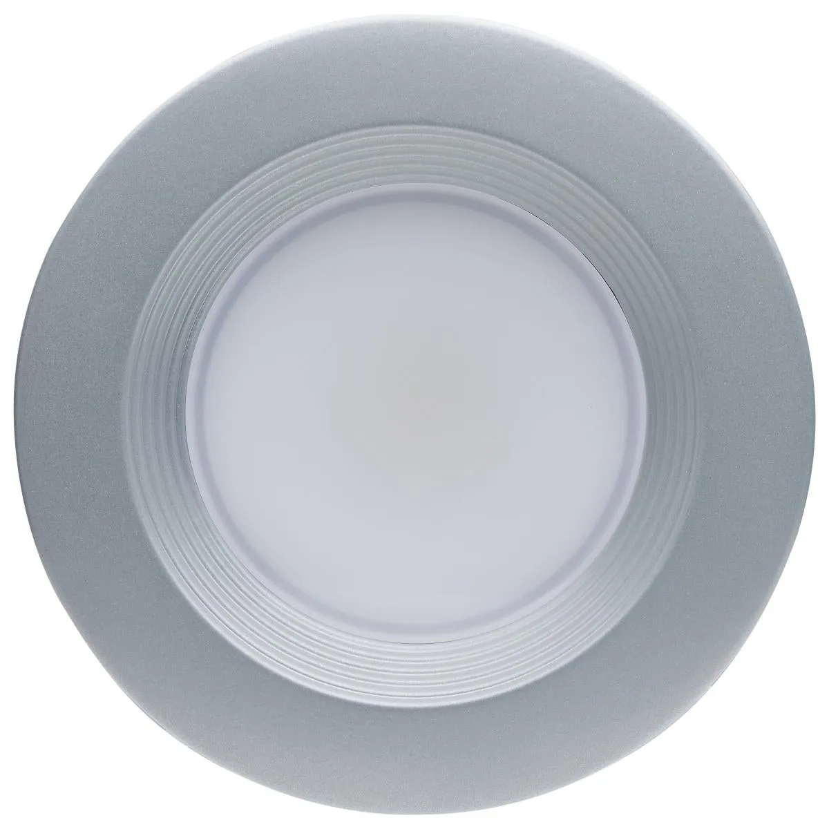 4 inch Retrofit LED Can Light, 7 Watts, 600 Lm, Selectable 2700K to 5000K, Nickel Baffle Trim