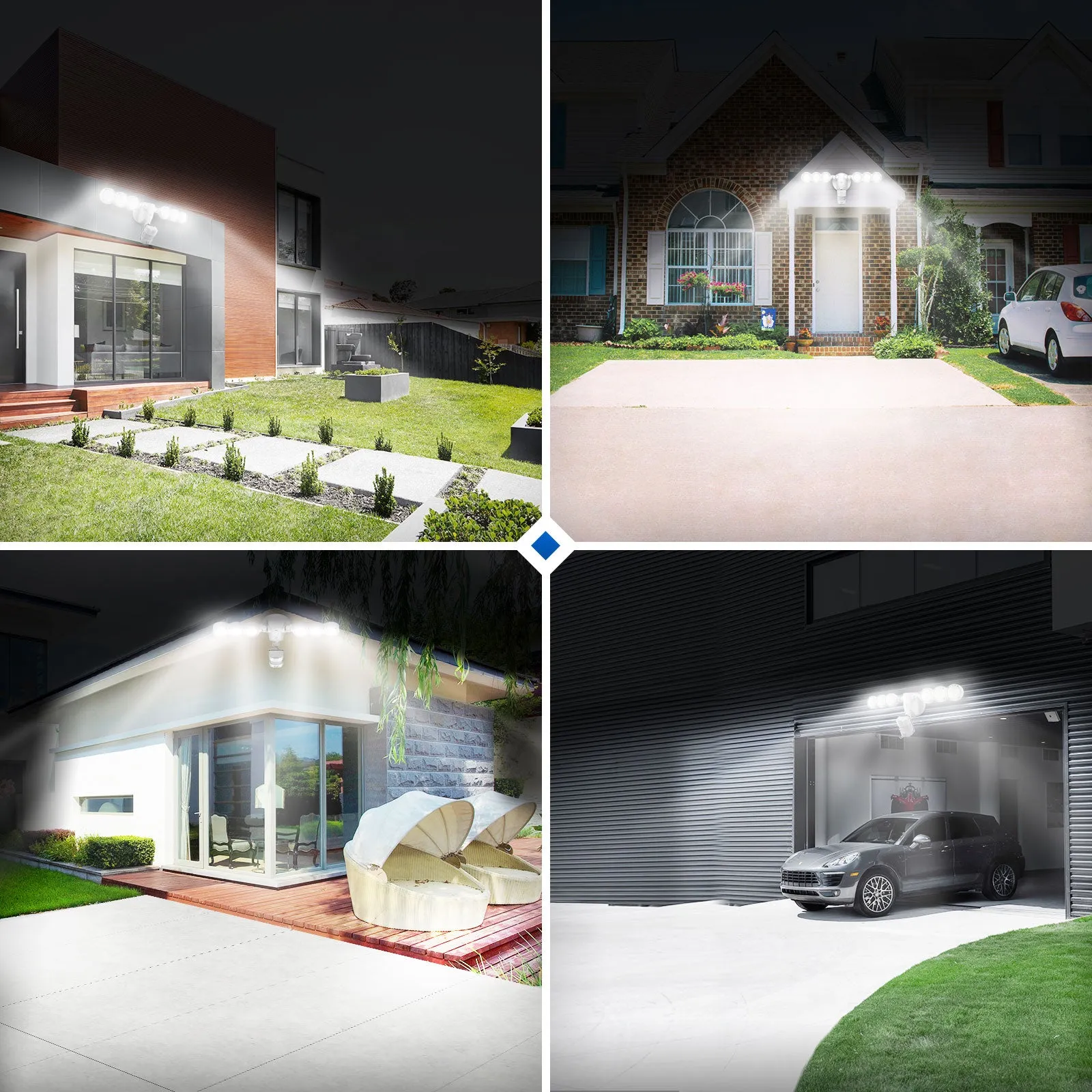 45W LED Security Light (Dusk to Dawn & Motion Sensor)