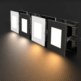 4X LED Aluminium Recessed Stair Step Light 3W with driver