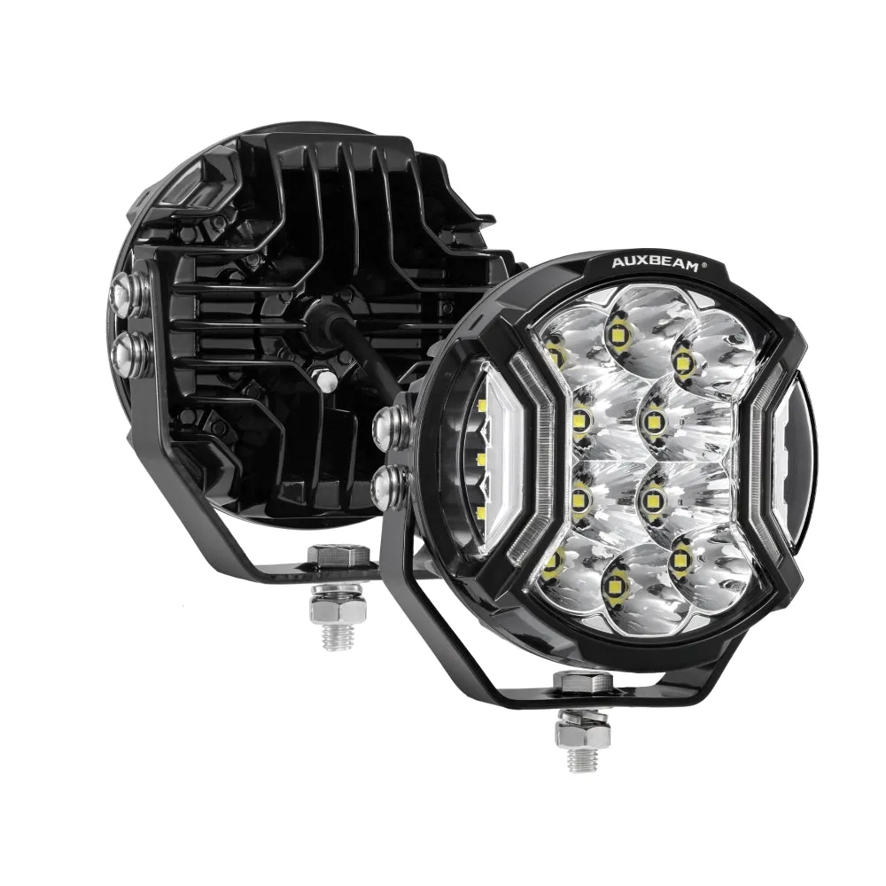 5 Inch 172W LED Side Shooter White & Amber POD Lights | V-Ultra Series