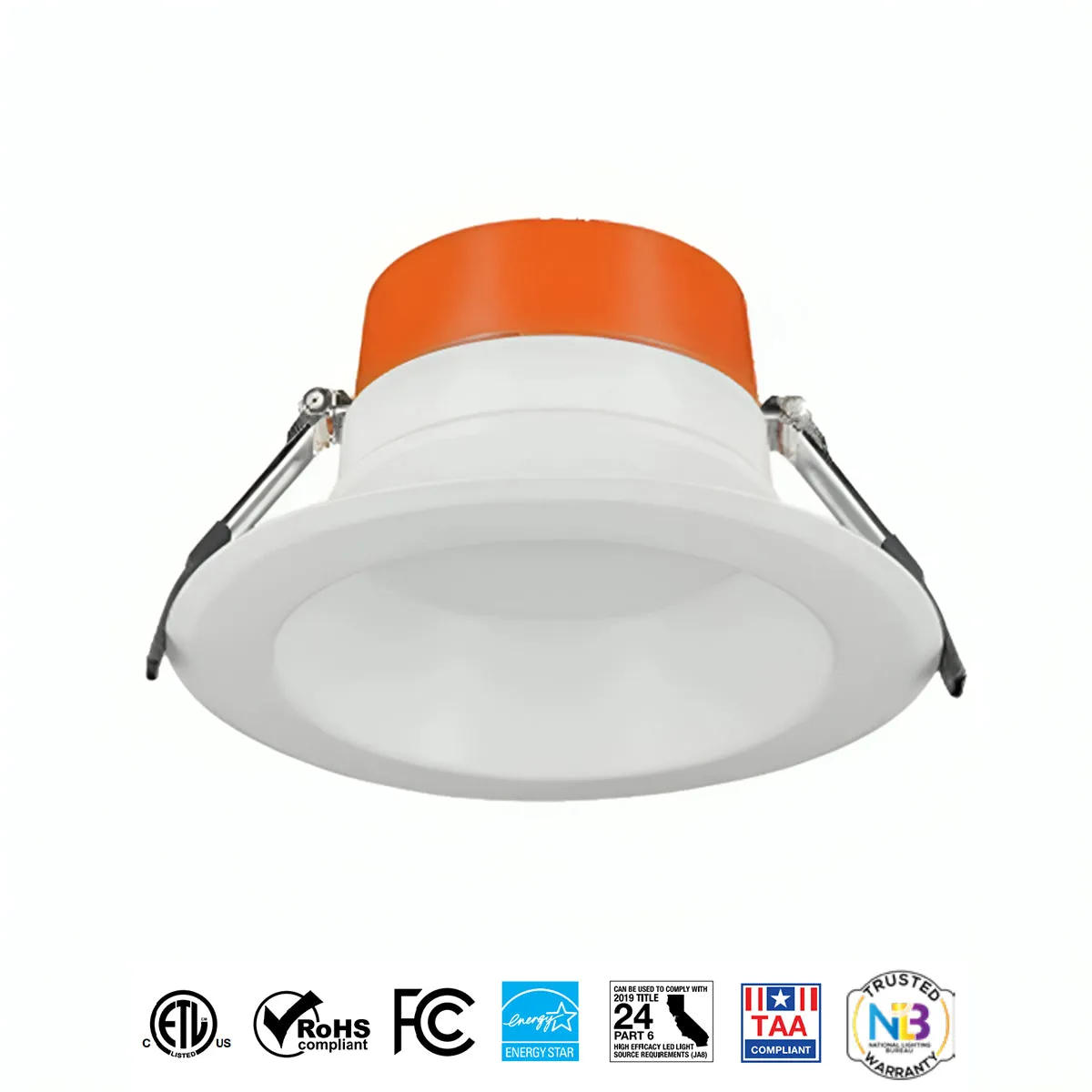 6 In Commercial LED Downlight, 500|700|900 Lumens, Selectable 3000K to 5000K, 120-277V