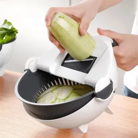 7 IN 1 Multifunctional vegetable cutter with drain busket