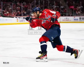 Alex Ovechkin "Slapshot" Washington Capitals Premium 16x20 Poster Print- Highland Mint