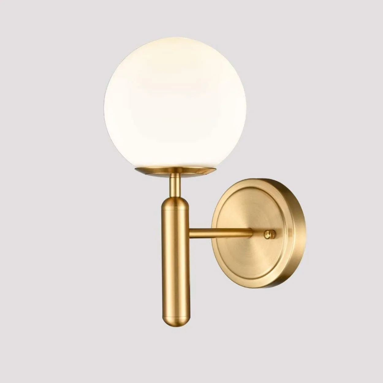 ANKUR GLOBO SIMPLE YET ELEGANT BRASS PLATED WALL LIGHT