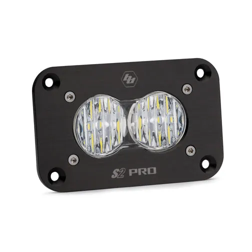 Baja Designs S2 Pro LED Light - Black Flush Mount