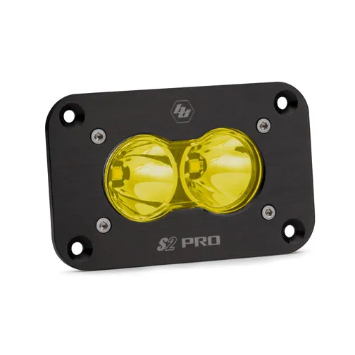 Baja Designs S2 Pro LED Light - Black Flush Mount