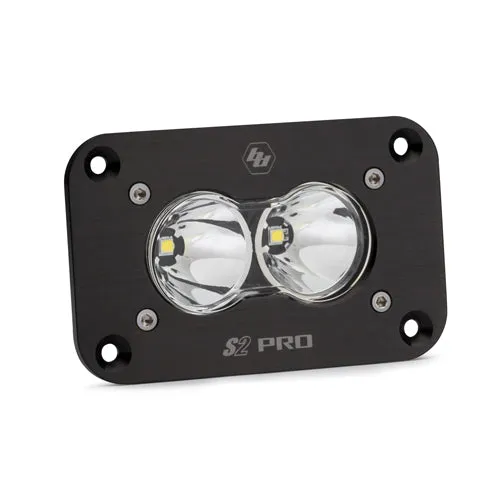 Baja Designs S2 Pro LED Light - Black Flush Mount