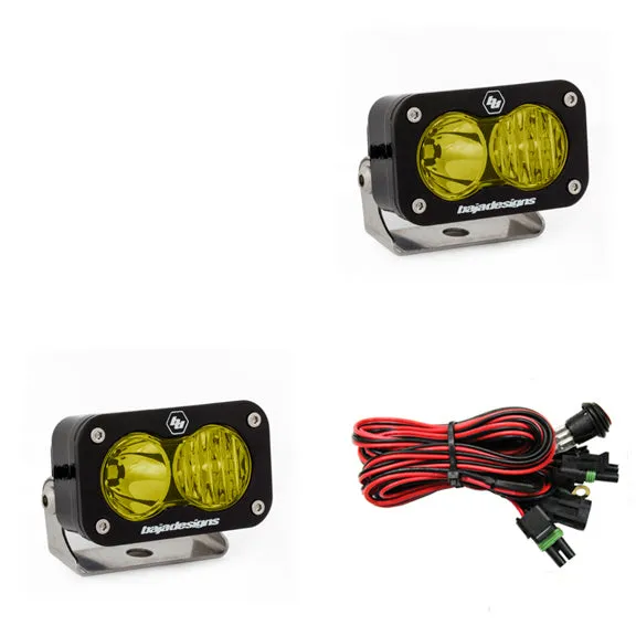 Baja Designs S2 Pro LED Light - Black (Pair)