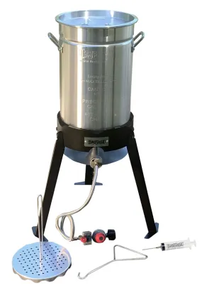 Bayou Classic 200-490 Turkey Fryer Kit, Aluminum :EA: QUANTITY: 1