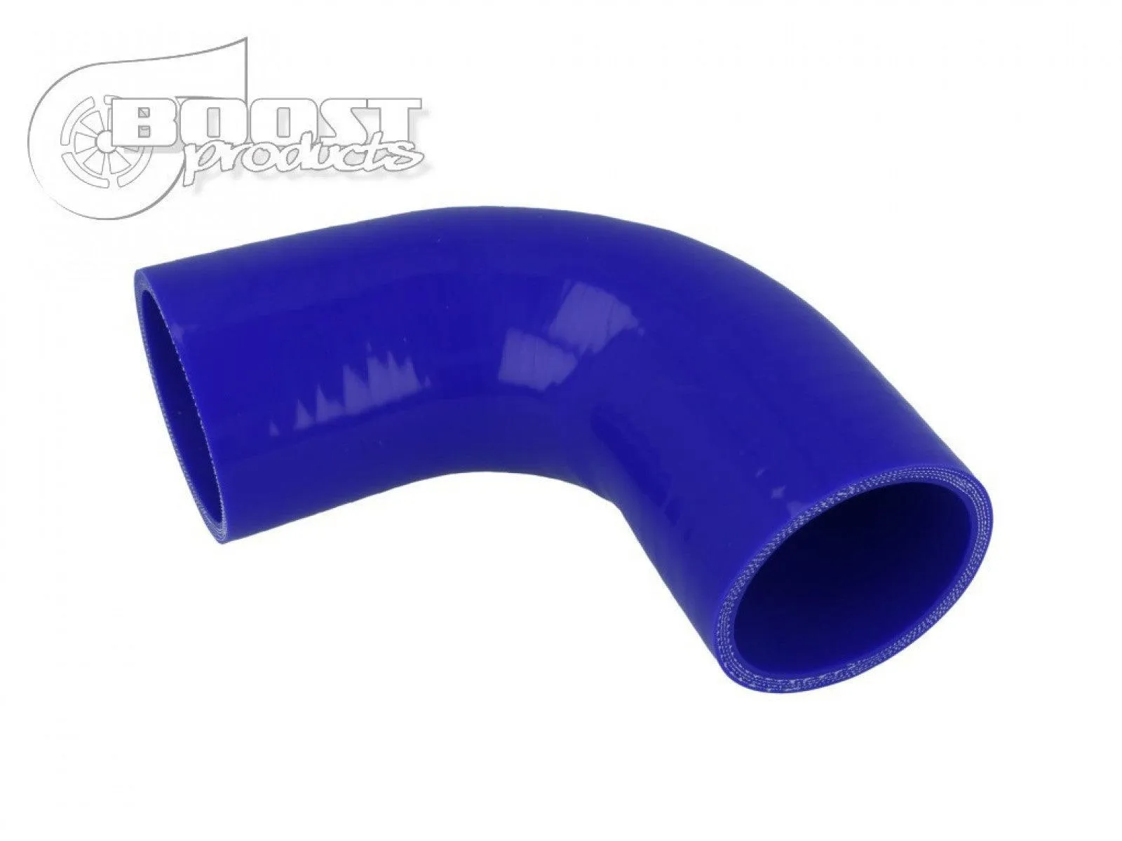 BOOST Products Silicone Elbow 90 Degrees, 80mm (3-1/8") ID, Blue