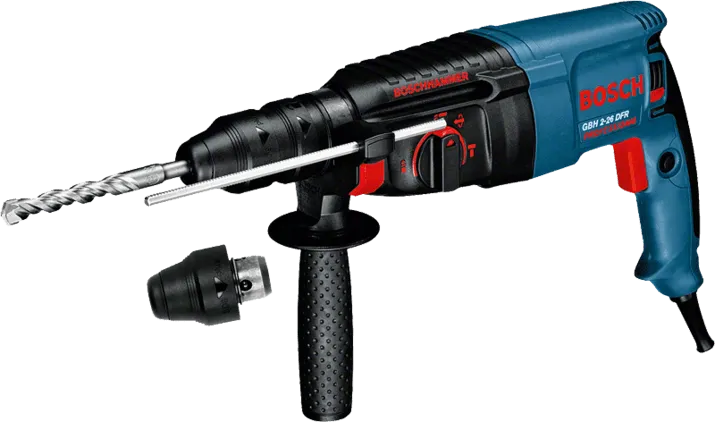 Bosch SDS Plus Rotary Hammer, 26mm, 800W, VSR, Electronic, 3-Modes, 2.7 J, 2.8kg, w/QC Chuck. (Actual Rs. 42,800)