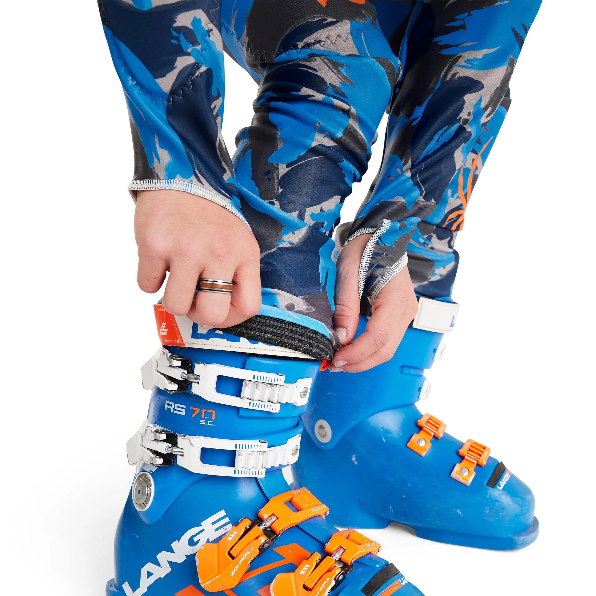 Boys Performance Gs - Camouflage Aether Blue