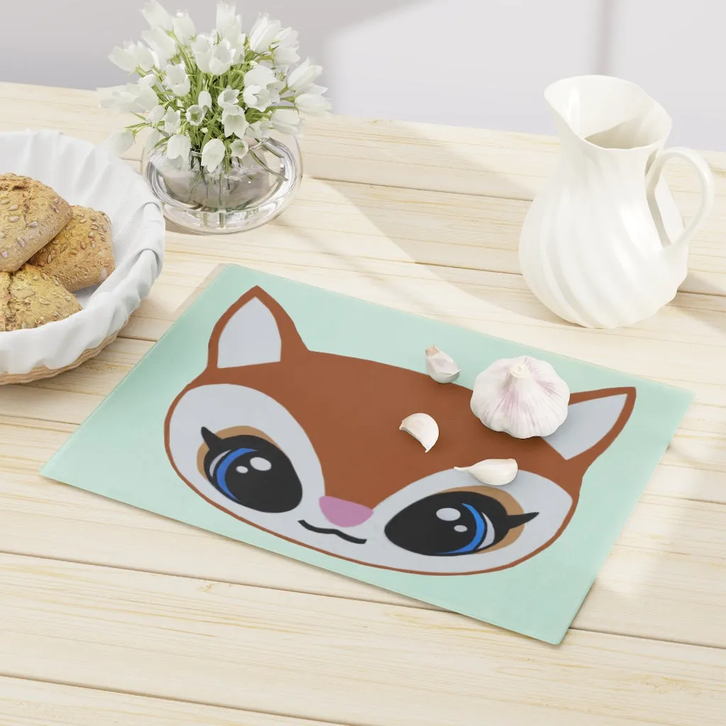 Brown Deer Head Cutting Board