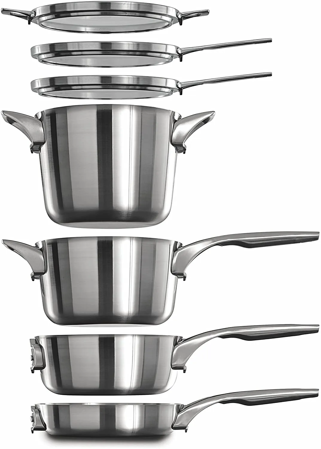 Calphalon Premier Space Saving Stainless Steel 15 Piece Set 2010639