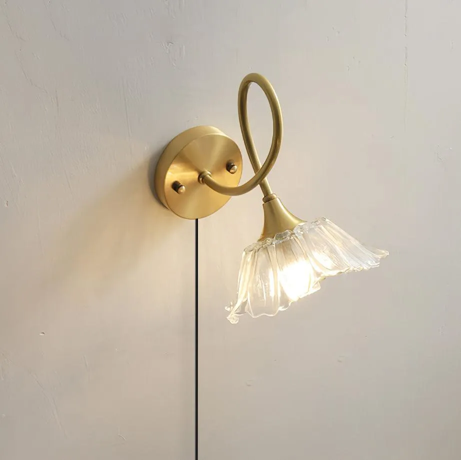 Century Lotus Leaf Plug In Wall Lmap