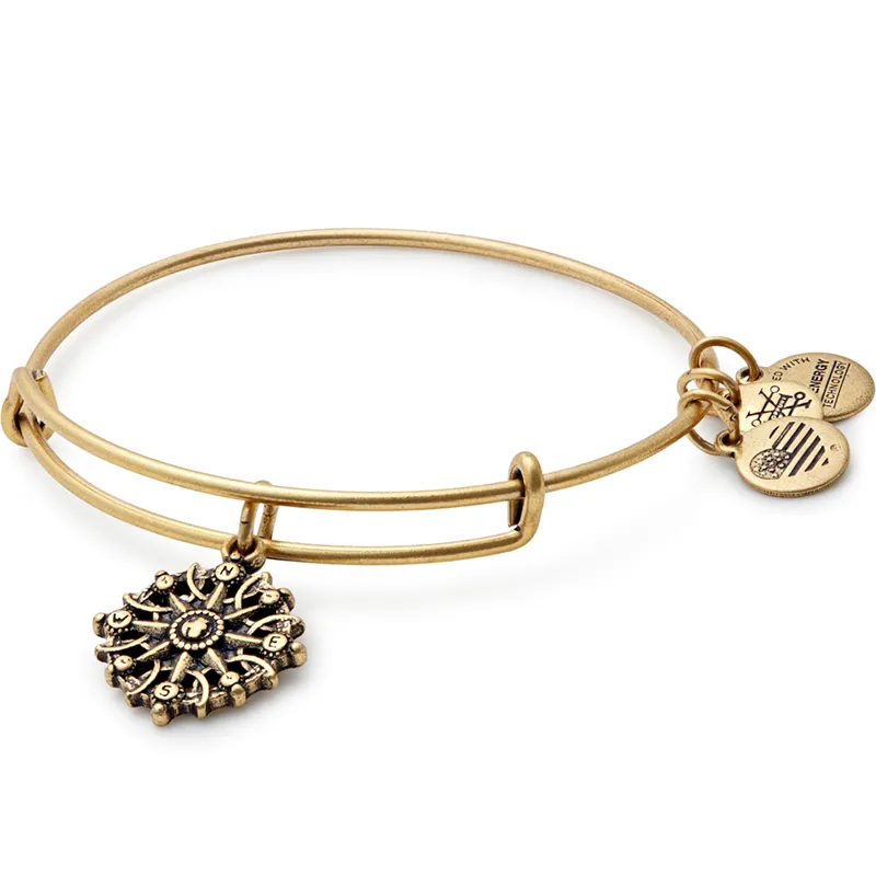 Compass Charm Bangle