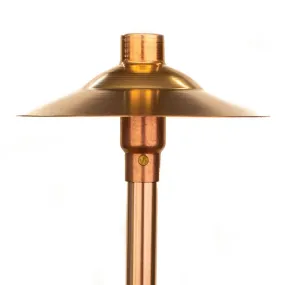 CopperMoon CM.730-20 12V Copper 9" Path Light Top, 20" Copper Stem With Stake