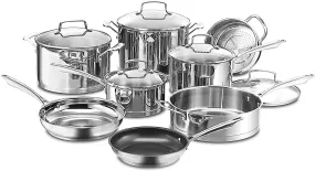 Cuisinart 13-Piece Professional Stainless Cookware Set