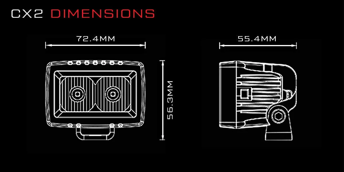 CX2 Scene- LED Work Light- Pair