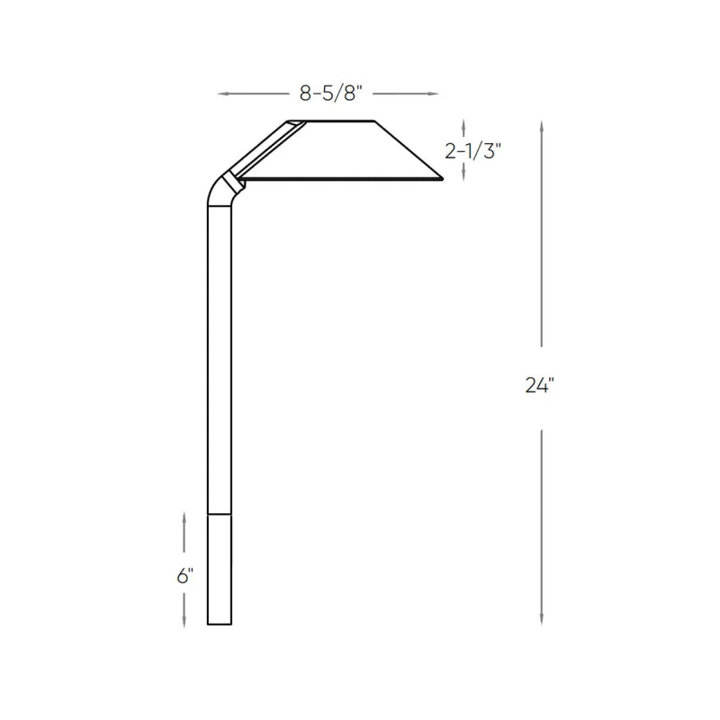 Dals DCP-CPL24 Gaïa 24" Tall LED Conical Path Light