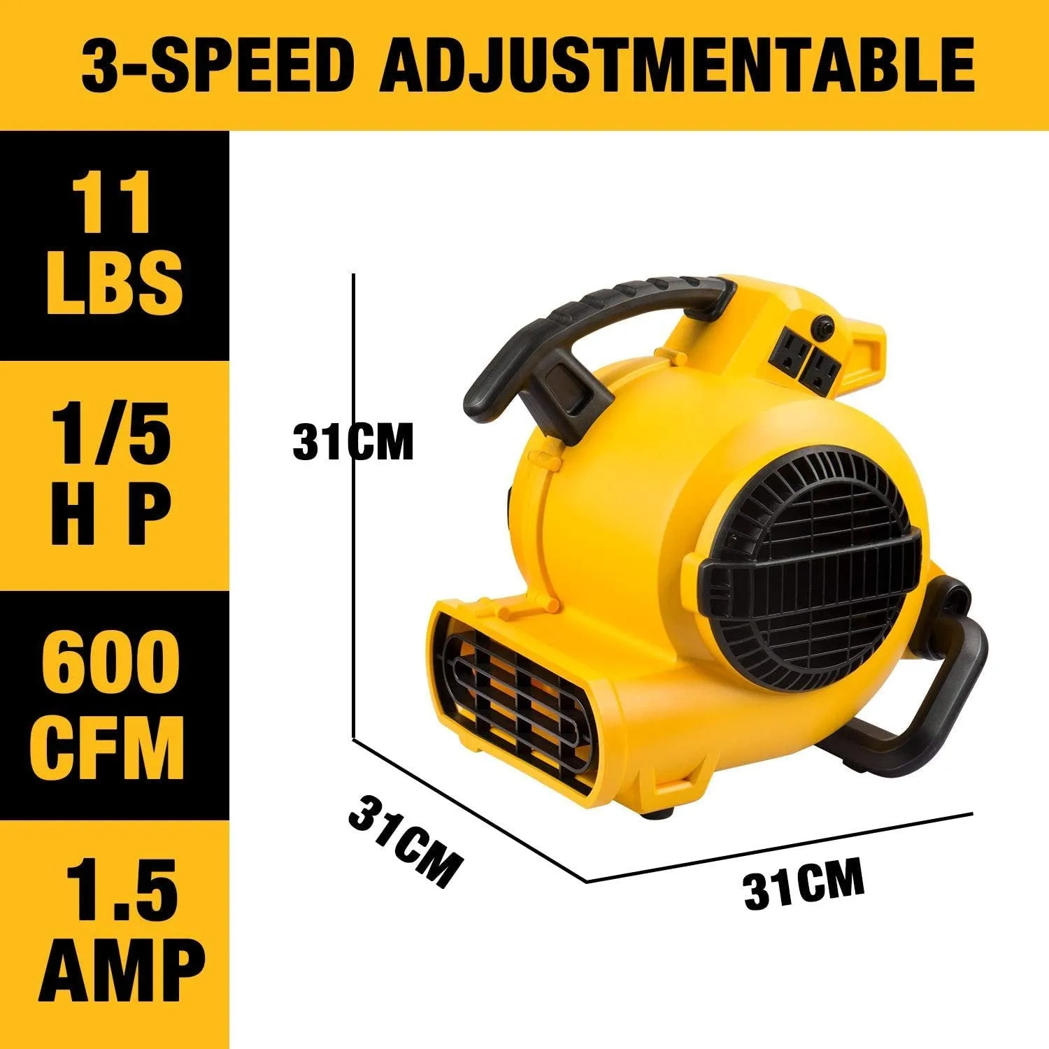 DEWALT DXAM2260 - DEWALT 600 CFM Air Mover