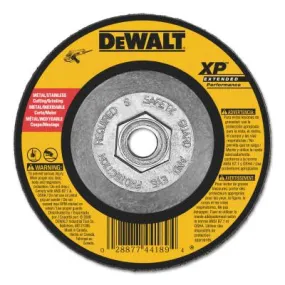 DeWalt® Type 27 Depressed Center Wheels, 6 X 1/8 X 5/8 in - 11, Z24R Grit, Zirconia, DW8819