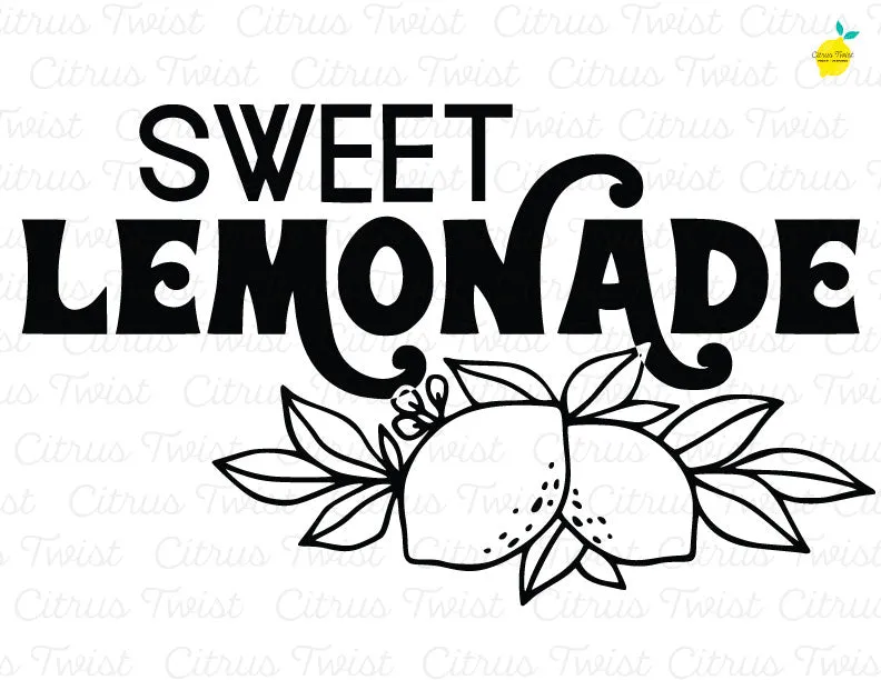 Digital Cut file - SWEET LEMONADE - July 2021