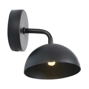 Dome Shade Wall Light with Arm - Loft Brass/Copper/Black Iron for Dining Room