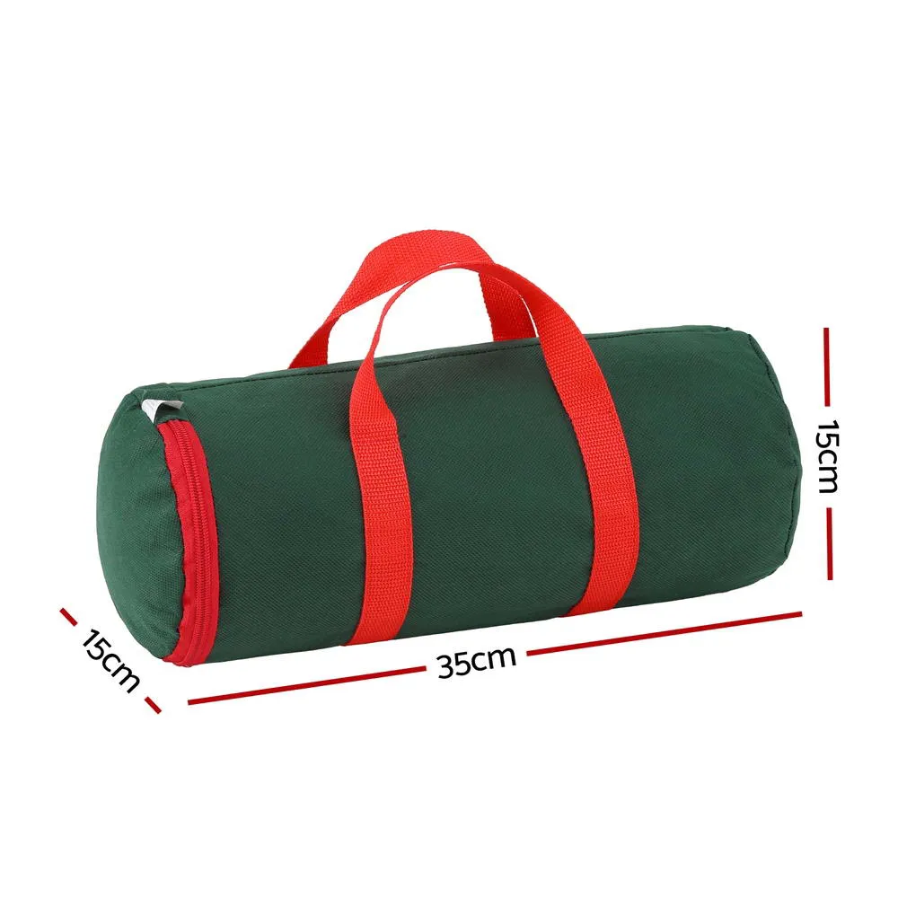 Durable Oxford Xmas Baubles Storage Bag, Dual Zipper - Jingle Jollys