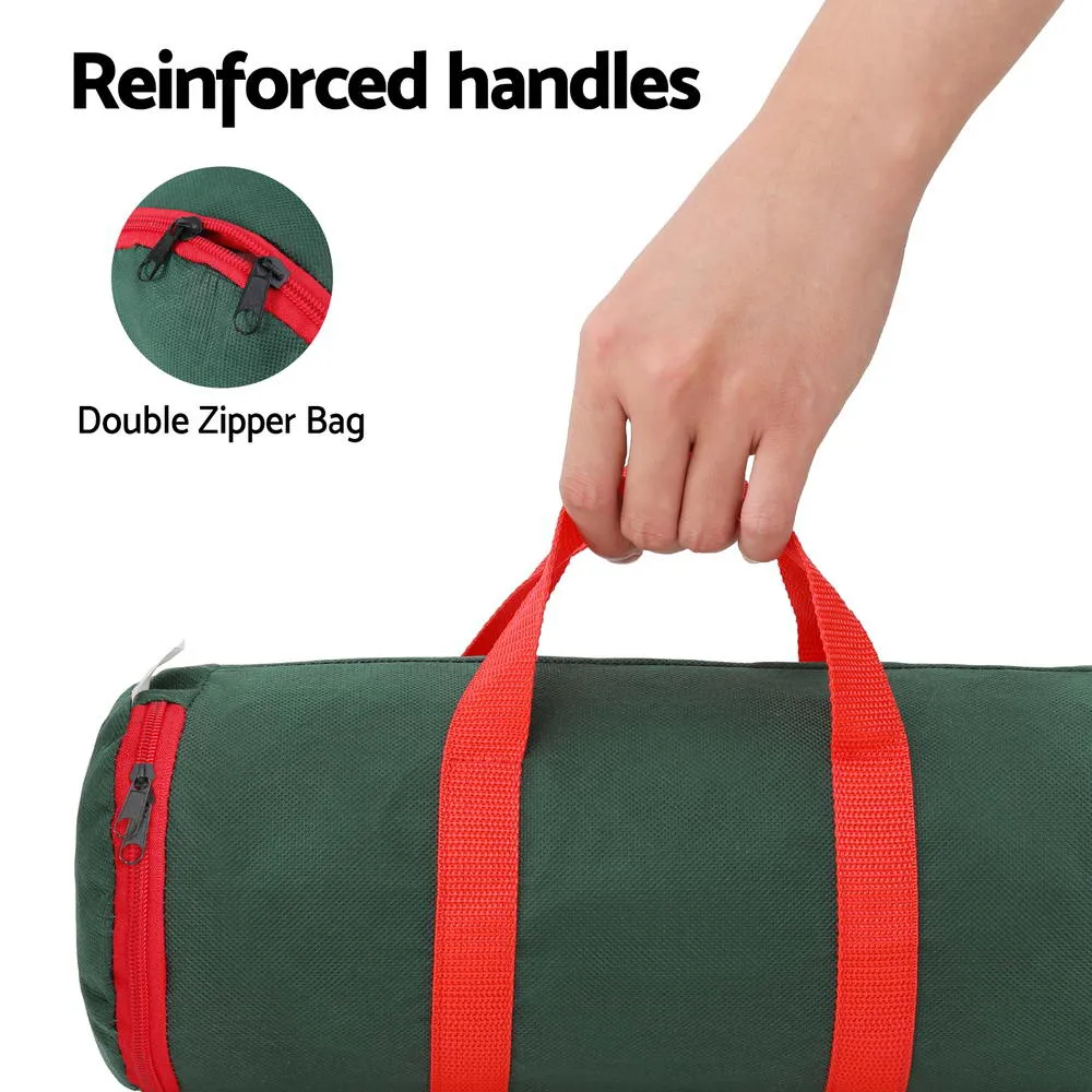 Durable Oxford Xmas Baubles Storage Bag, Dual Zipper - Jingle Jollys