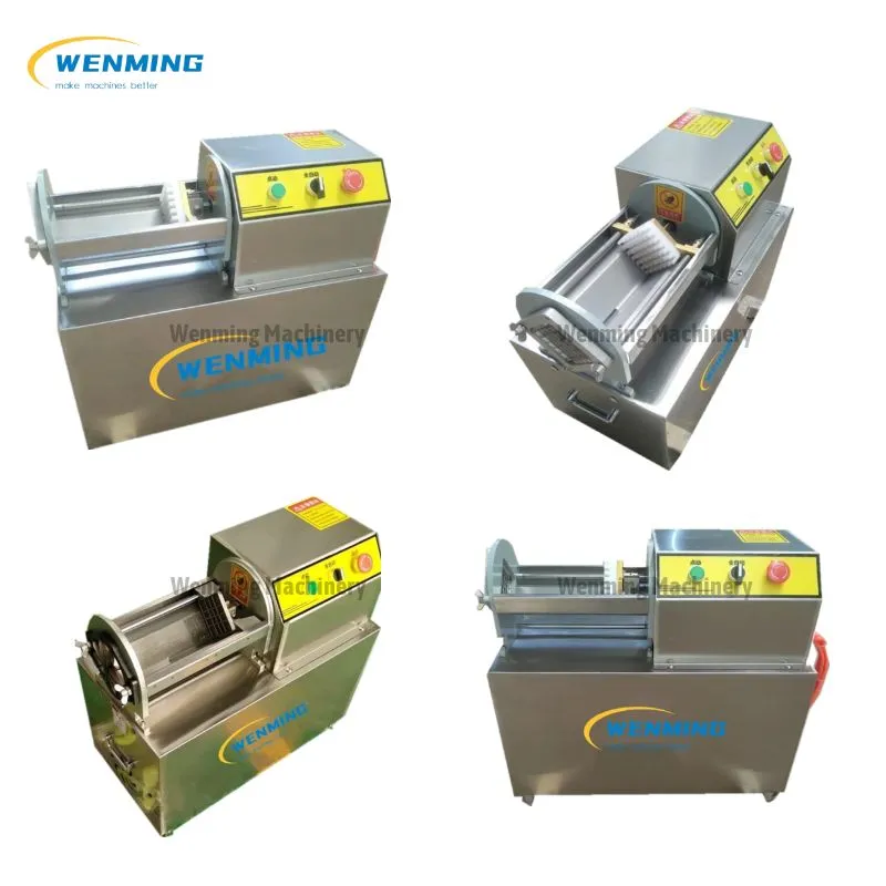 Electric Daikon Shredder Vegetable Strip Cutting Machine