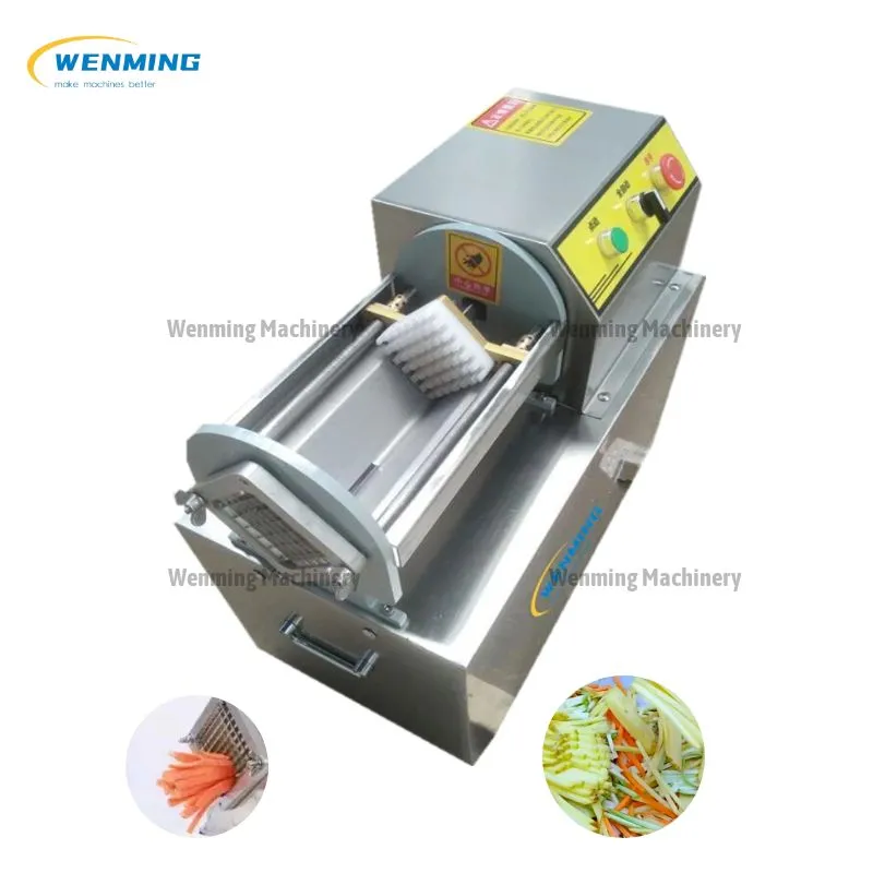 Electric Daikon Shredder Vegetable Strip Cutting Machine