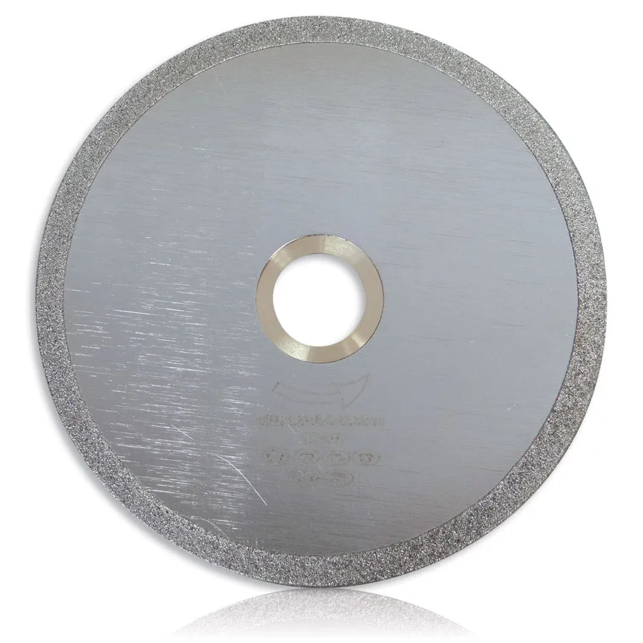 Electroplate Glass Blades - 100 x 1.2/0.8 x 5 x 22.23 (22.23/20,22.23/16), 70/80