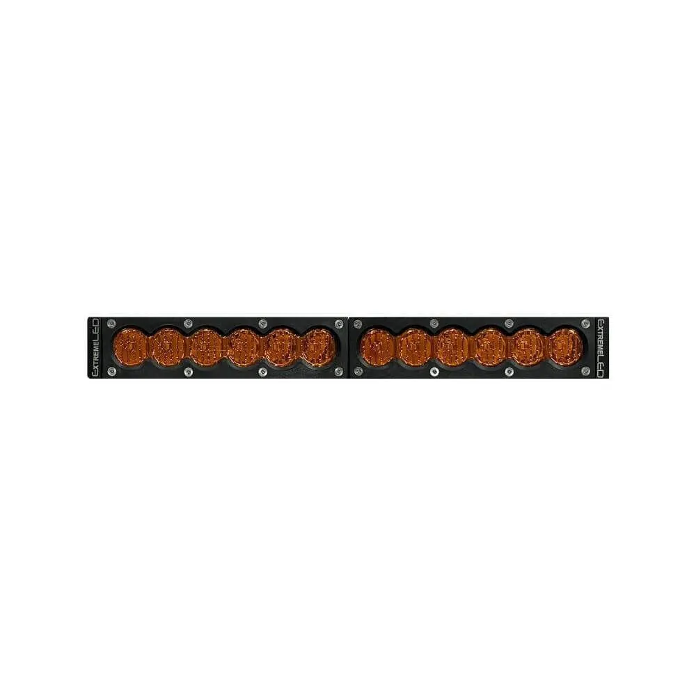 Extreme LED - 12" X6S Slim Amber 60W Flood Beam LED Light Bar