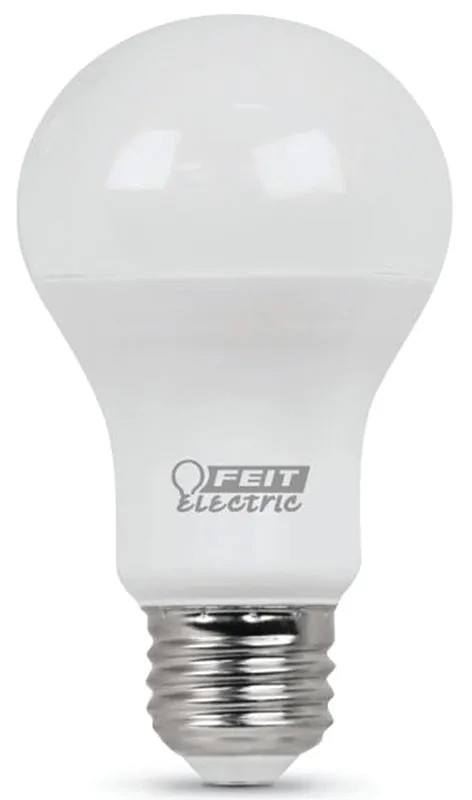 Feit Electric A800/827/10KLED LED Lamp, General Purpose, A19 Lamp, 60 W Equivalent, E26 Lamp Base, Soft White Light :EA: QUANTITY: 1