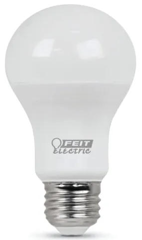 Feit Electric A800/827/10KLED LED Lamp, General Purpose, A19 Lamp, 60 W Equivalent, E26 Lamp Base, Soft White Light :EA: QUANTITY: 1