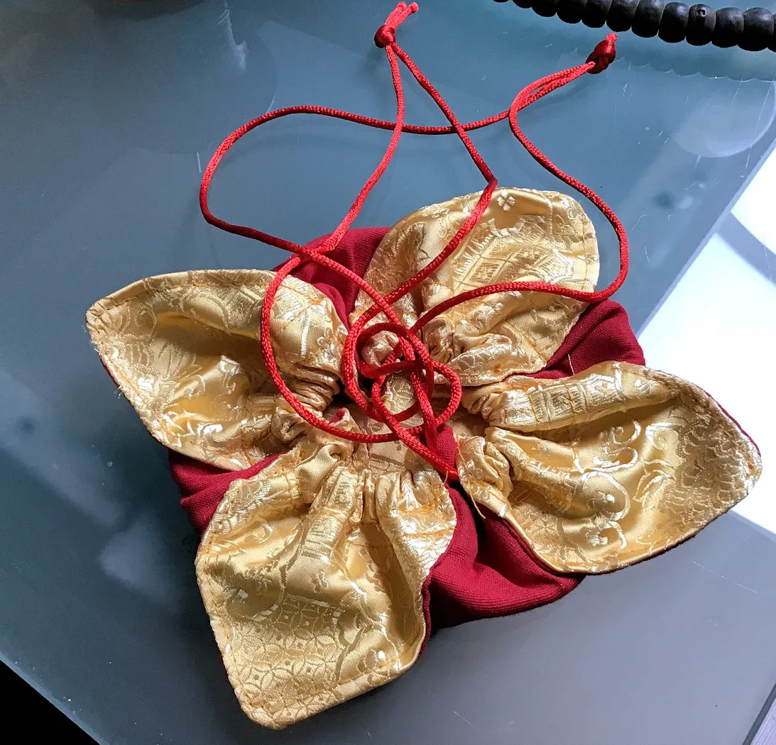 Flower Shaped Mala Bag from Akara Collection