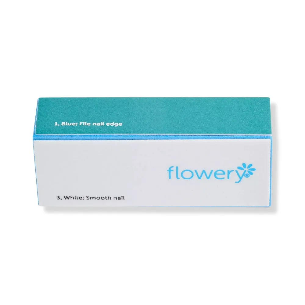 Flowery Blue Max 4-Way Buffing Block