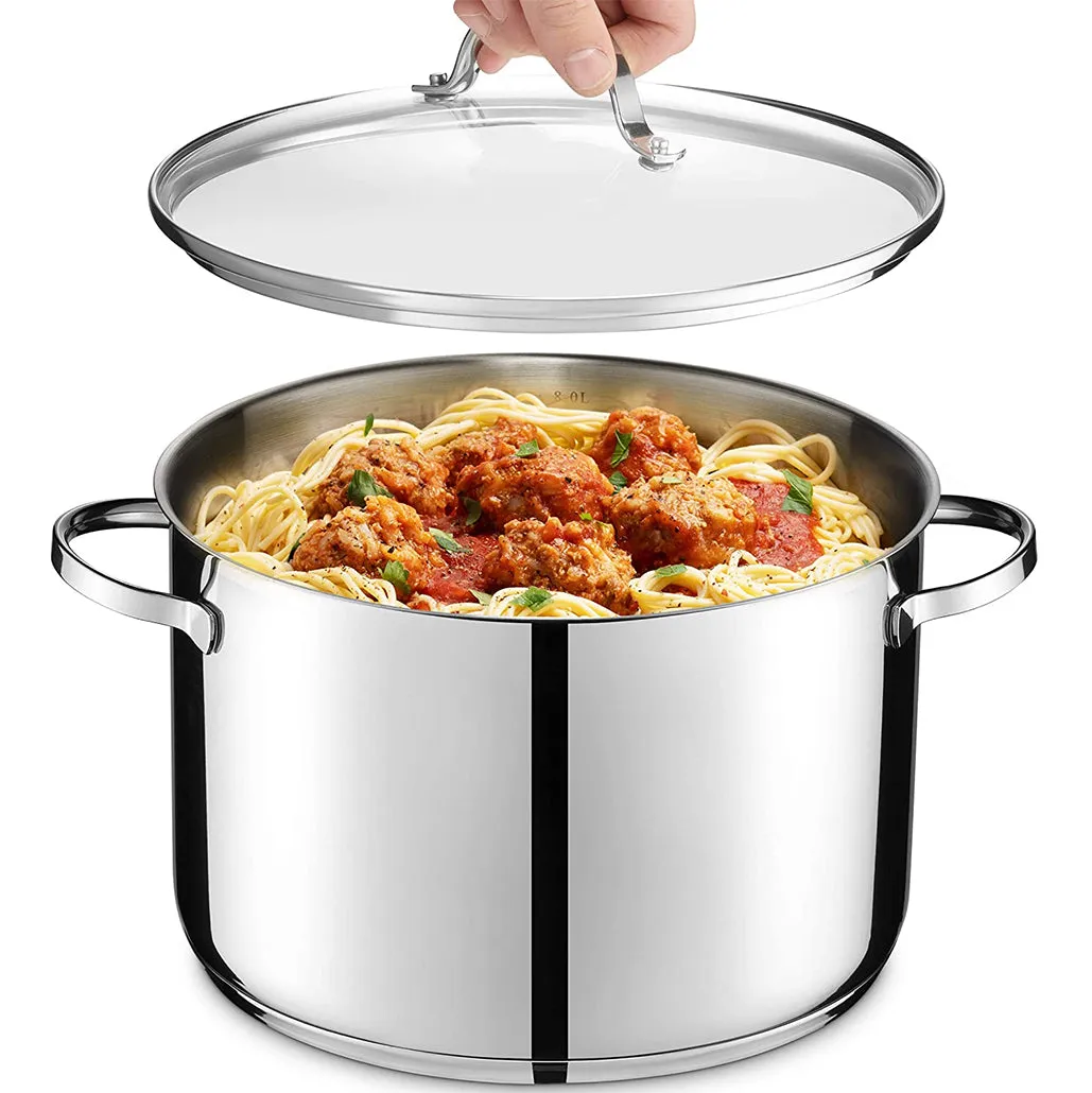 GOURMEX Stainless Steel Induction Stockpot