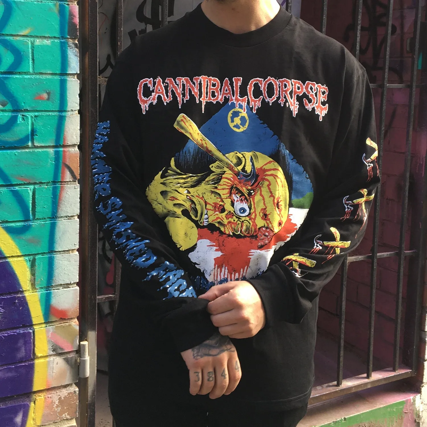 Hammer Smashed Face Longsleeve (Black)